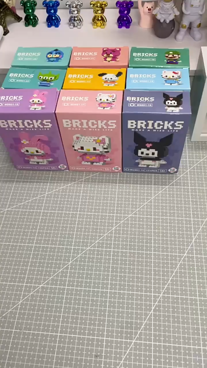 【Free Shipping】Mini Building Blocks Assembly Cartoon Cute Dolls Micro ...