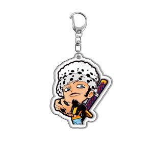 Bandai | One Piece Luffy Roronoa Zoro Acrylic Anime Móc Khóa Mặt Dây Chuyền Cosplay Hoạt Hình Phụ Kiện Quà Tặng Dễ Thương Dành Cho Người Hâm Mộ