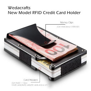 [HCM]Ví kẹp đựng thẻ ngân hàng thẻ ATM công nghệ RFid chống scan