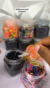 Toples Karet Rambut Anak Warna Warni Isi 1000pcs