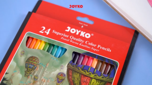 Pensil Warna Panjang 12 Warna Joyko Superior Quality Color Pencils Hexagonal Grip CP-100