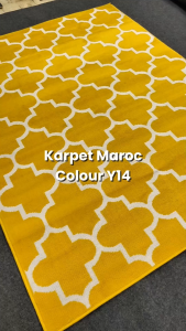 MAROC Karpet Lantai 160x210 Y14 Yellow