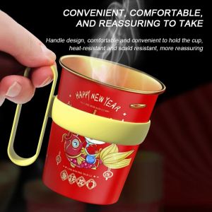 Silikon Pegangan Gelas Anti Tumpah Panas Cangkir Kertas Penyot Gepeng Holder Cup Plastik Travel Mug Camping