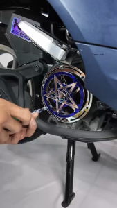 SPINNER COVER PELINDUNG KIPAS RADIATOR MODEL BINTANG AKRILIK 3MM VESPA SPRINT PRIMAVERA LX S125 SCOOPY BEAT FI MIO VARIO COVER KIPAS SPINER ACRILIC STAR UNIVERSAL Cover Mesin Kipas Spinner Rotasi Penjaga Vespa Sprint Primavera LX S125 Honda Scoopy Beat Fi