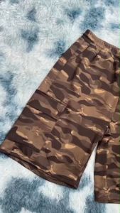 กางเกงแฟชั้นลายทหารขาสั้นสวมใส่ง่าย ใส่สบาย