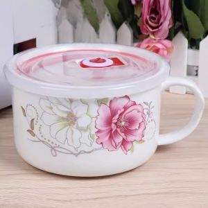 ZHENG FU | Microwavable Sealed Lid Ceramic Bowl