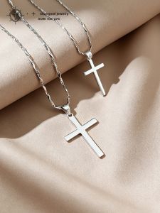 SHISHANGMEIDI | Simplicity Valentines Day Gift Couples Sterling Silver Necklace