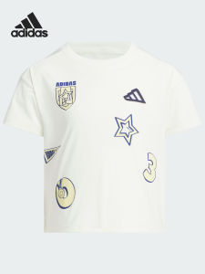 adidas | Comfortable Summer Kids Patterned Sports Knit T-Shirt