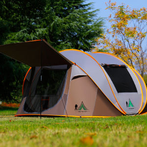 Automatic Pop up Tent Portable Folding Outdoor Camping Shelter Rainproof Sunshade Beach Camping Family Five Seasons Tent