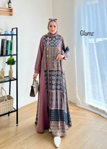 JAFFA DRESS BY GLAMZARSYLA DRESS BY GLAMZ GAMIS WANITA DEWASA BUSUI LD 110 BAJU PESTA KONDANGAN