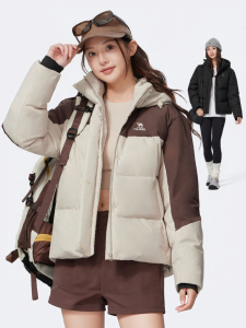 CAMEL | Hooded Thickened Waterproof Windproof Down Jacket