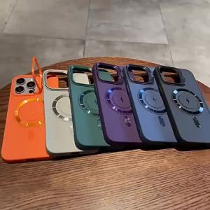 TAOYUNXI | Luxury Flip Up Lens Kickstand For Magsafe Magnetic Phone Case For iPhone 15 16 14 13 12 17 Pro Max Air Shockproof Holder Cover