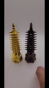 (Sg Seller Ready Stocks) Wenchang Pagoda Nine Storey Ornament Height 13cm 13