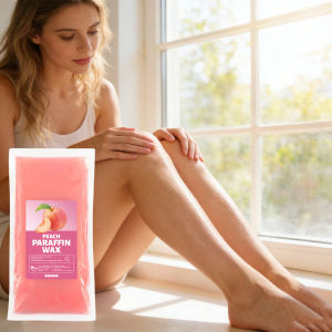 EELHOE | Peach Moisturizing Hand Wax Mask Exfoliating Nourishing Skin Hand and Feet Paraffin Spa Improve Dryness Smoothing Soft Skin Care
