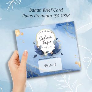 Blangko Undangan Nikah Kosongan Rindu 15 - 100 pcs