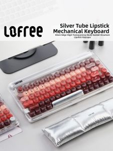 Lofree | Red Lipstick Design Wireless Tri-mode Mechanical Keyboard