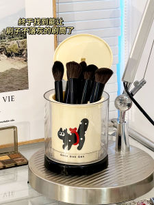 Automatic Dustproof Makeup Brush Storage Box Vanity Desk Powder Brush Lipstick Eyebrow Pencil Organizer Cosmetic Holder