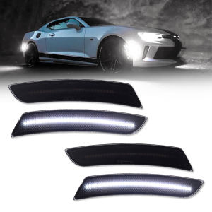 Car LED Front Rear Bumper Side Marker Lights For Chevrolet Chevy Camaro 2016-2021 Cadillac CTS ATS Car Accessories OEM#23169181