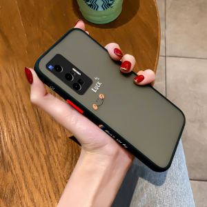 Vivo X70 Phone Case Rainbow Smile Side Simple Protection Full Lens Cover Anti-Fall Ultra-Thin Transparent Dirt-Resistant for Men And Women