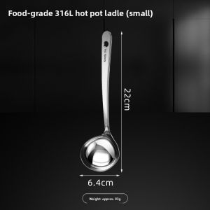 Korade | Stainless Steel Thickened Soup Spoon with Long Handle for Home Use