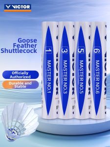 Victor | Durable Goose Feather Badminton 12 Pieces