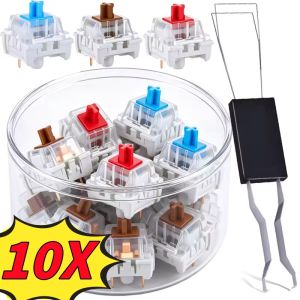 10Pcs Switches Mechanical Keyboard Key Switch Clicker Key Replacement For MX-style Mechanical Keyboards