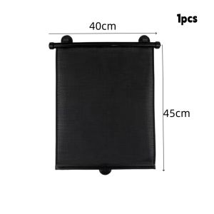 Telescopic Type Car Window Sunshade UV Protection Side Shield Glass Suction Cup Type Universal Heat Insulation Window Shade