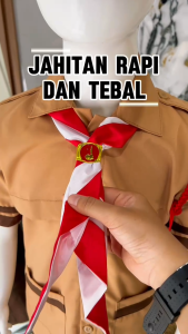 Setelan Pramuka Fullset Pramuka Anak Laki-laki Kelas 1-6 Seragam Sekolah SD