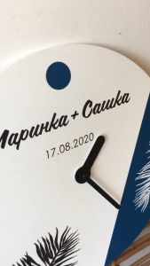 JAM DINDING QUARTZ MINIMALIS MODERN STYLE BISA CUSTOM TULISAN