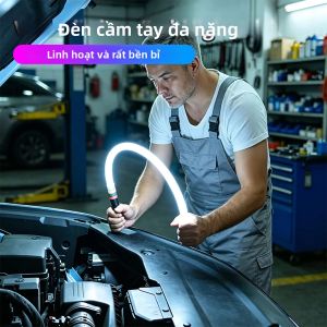 KEVANLY | 27-inch Dải Đèn LED Silicon Linh Hoạt Ánh Sáng Cao Lumens Đèn Làm Việc Di Động Cho Sửa Chữa Ô Tô Đèn Pin Chuyên Nghiệp Dụng Cụ Cầm Tay