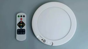 Motion Sensor LED Ceiling Light With Remote Control USB Charging Magnetic Installation Round for Stair Bedroom Closet Night Lamp