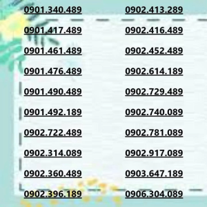 (hỗ trợ ESIM)Sim Mobifone phong thủy đuôi 89x89  4G/5G data 180GB [SIM CHƯA KÍCH HOẠT PHẢI ĐĂNG KÝ CHÍNH CHỦ]