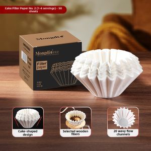 MONGDIO | Drip Cake Bowl Type V60 Coffee Filter Papers