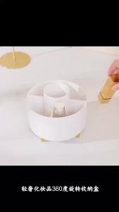 Hộp Đựng Đồ Trang Điểm Có Đèn Cảm Ứng Kèm Gương Hộp Đựng Đồ Trang Sức Hộp Mỹ Phẩm Để Bàn Dùng Cho Nhà Phòng Ngủ Đa Năng Chất Liệu Nhựa