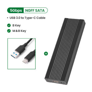 M.2ตู้ NVME เคส SSD M2เพื่อ USB เคสอลูมิเนียมกล่องฮาร์ดไดร์ฟ Type-C