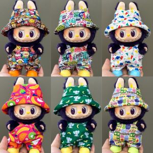 Bộ Quần Áo Búp Bê Labubu Bộ Trang Phục Búp Bê Sang Trọng 17CM Đơn Giản Đầy Màu Sắc Với Áo Liền Quần Jumpsuit Và Mũ Người Cá Phụ Kiện Đa Năng Cho Hơn 14 Năm