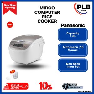 PANASONIC SR-CP188NSK MICRO COMPUTER RICE COOKER 1.8L