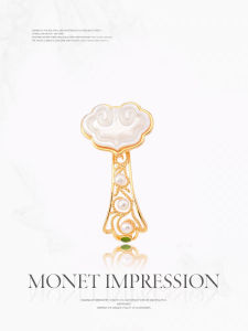 Natural White Butterfly Shell High-end Brooch Pin Classic National Style Cheongsam Coat Pearl Accessory Suit Chest Flower