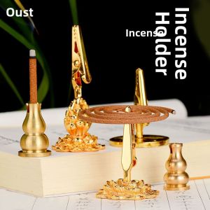 OSITE | Copper Gourd Lotus Tongs Incense Holder