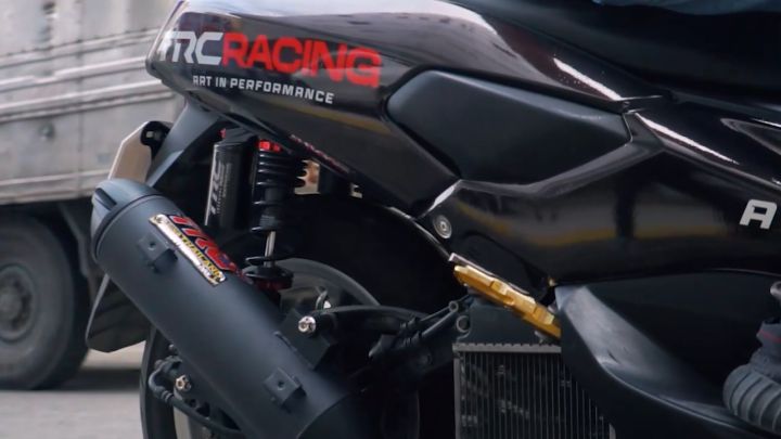 TRC Racing Honda Click v2 125 150 Power Pipe Muffler Exhaust 1730