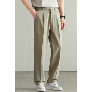 UBV | Lycell Tencel & Cotton Comfortable Loose-Fitting Trousers Male