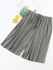 Foreign Trade Original Order Summer Men Modal Shorts Thin Home Wear Pajama Pants Outwear Sports Plus and Extra Size Fifth Pants