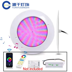 RGB Underwater Lights DC12V IP68 LED Swimming Pool Light 18W 25W 35W Mobile APP Control Pool Party Decoration Fountain Lamp
