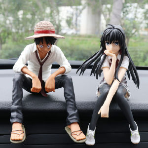 Car Dashboard Decoration Yukino Luffy Action Figure One Piece Anime Luffy Figure For Decoration