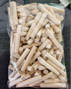 round Wooden Stick Wooden Stick 1cm Thin Stick Handmade Color Ice Cream Stick Building Model Three-Dimensional Material Small Wood