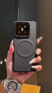 เหมาะสำหรับโทรศัพท์ OPPO OnePlus Realme GT 7PRO 1+ 13เคสโทรศัพท์มือถือเคสระบบชาร์จแม่เหล็กรูปแบบ Kafera ใหม่เคสโทรศัพท์มือถือกันลื่นคาร์บอนไฟเบอร์เครื่องวัดความชื้นบนใบหน้า