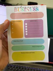 Minding your own Business notepads