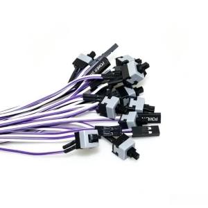 10pcs 50cm Motherboard Power ON/OFF Reset Switch Cable PC Front Panel Jumper Wire For Desktop PC BTC Mining Miner Rig Machine