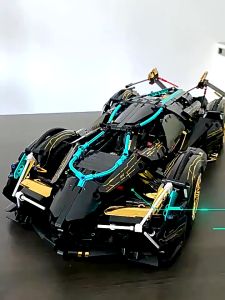 COD Mainan 1:14 Block No.0110 Technique Lamborghini Mobil Hitam 1012Pcs