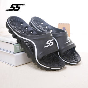 Large Size Home Slippers Mens Thick Bottom Slip-On Indoor Bathroom Shower Resistant Anti-Slip Summer Hotel Slippers